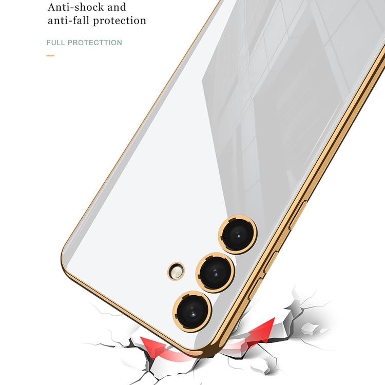 For Samsung Galaxy S24 5G GKK Electroplating TPU Full Coverage Phone Case(Black)