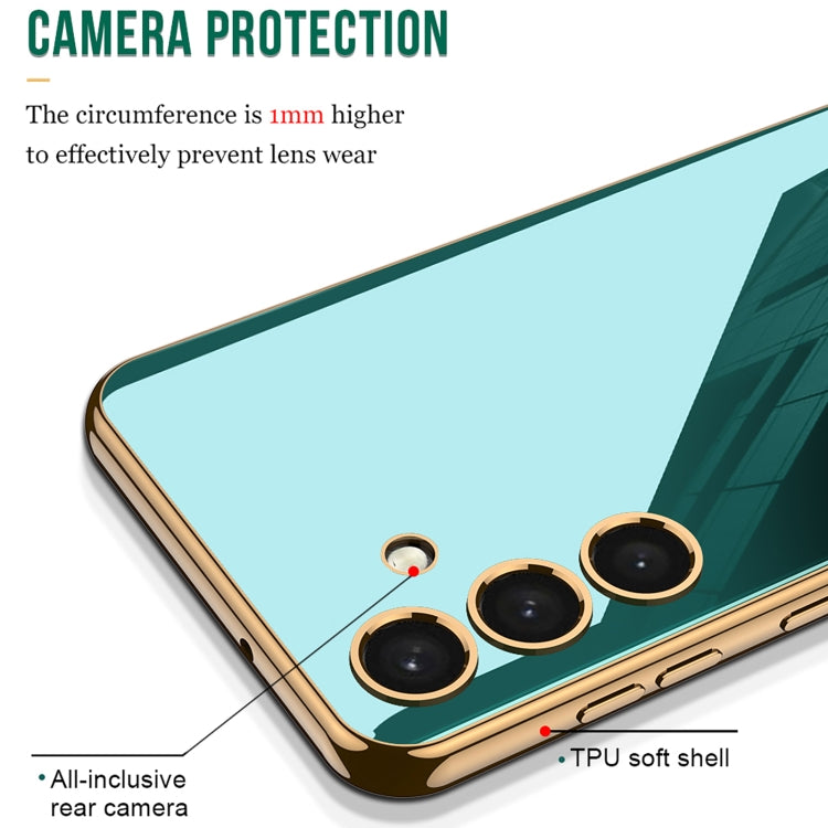 For Samsung Galaxy S24 5G GKK Electroplating TPU Full Coverage Phone Case(Black)