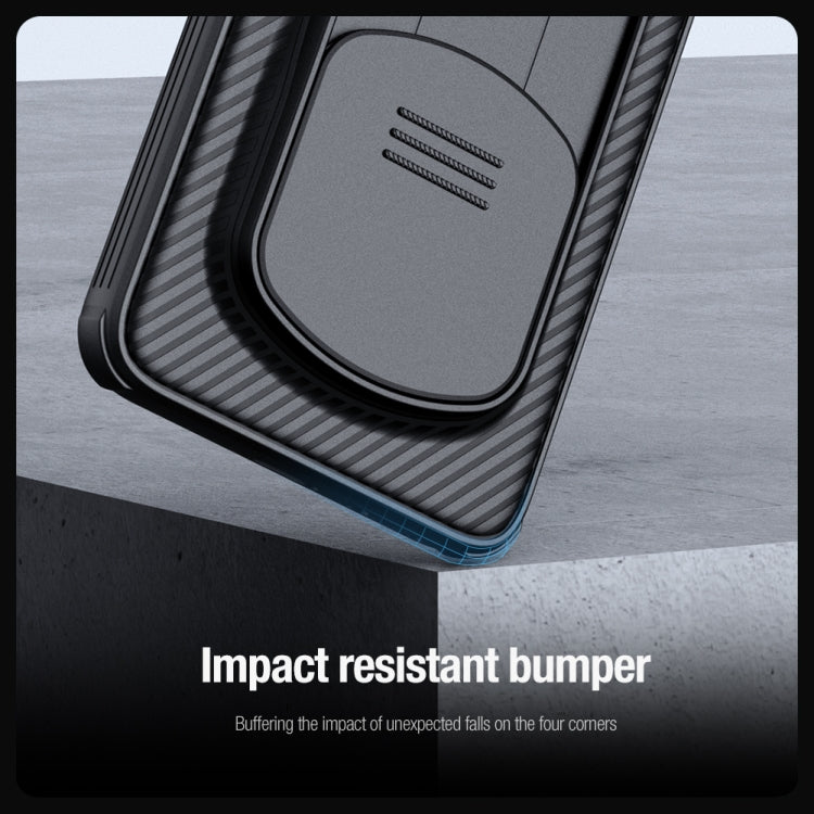 For Honor Magic6 Pro NILLKIN Black Mirror Pro Series Camshield PC Phone Case(Green)