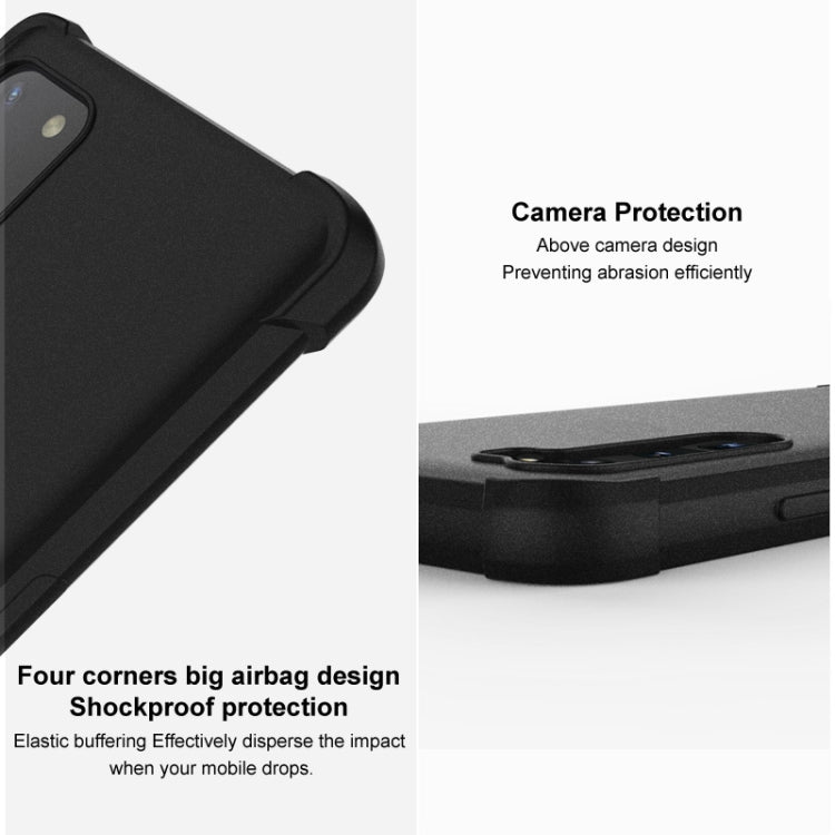 For Honor X9b 5G / Magic6 Lite 5G imak Shockproof Airbag TPU Phone Case(Matte Red)