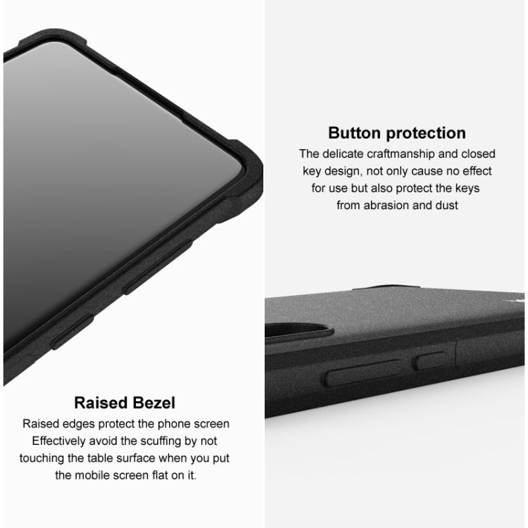 For Honor X9b 5G / Magic6 Lite 5G imak Shockproof Airbag TPU Phone Case(Matte Red)