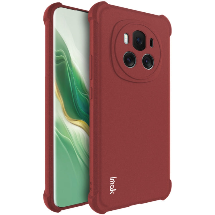 For Honor Magic6 5G imak Shockproof Airbag TPU Phone Case(Matte Red)