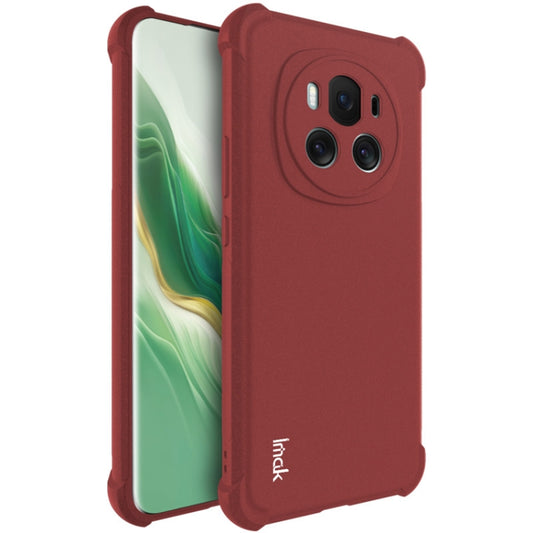 For Honor Magic6 5G imak Shockproof Airbag TPU Phone Case(Matte Red)