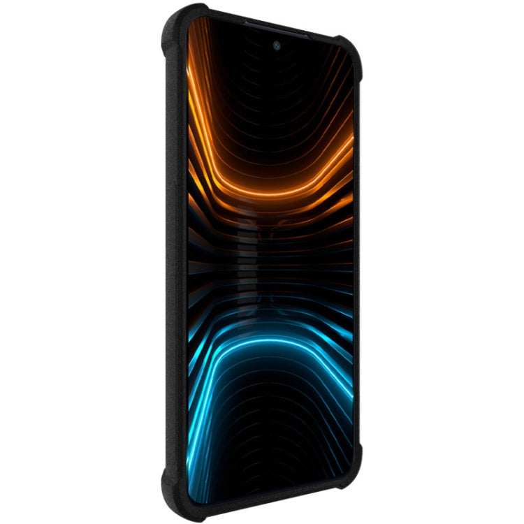 For Honor 90 GT 5G imak Shockproof Airbag TPU Phone Case(Matte Black)