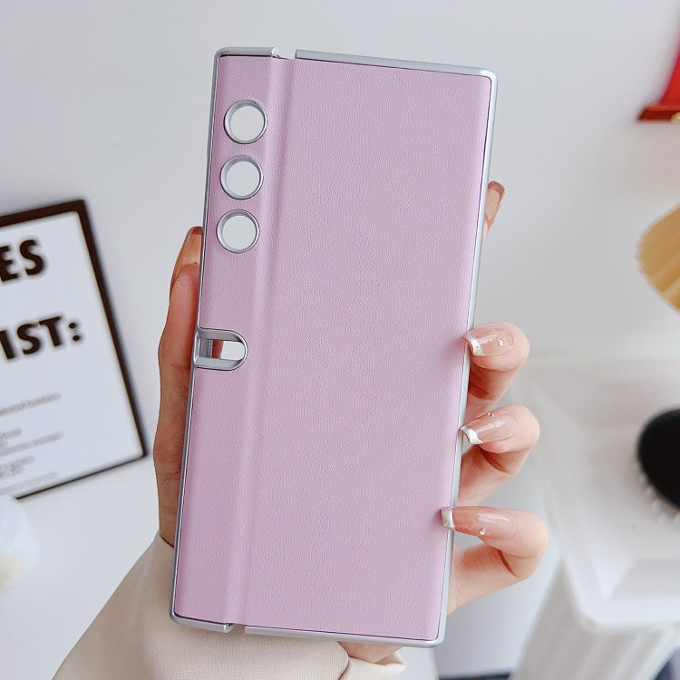 For Honor V Purse Morandi Pearlescent Paint Shockproof Phone Case(Pink)