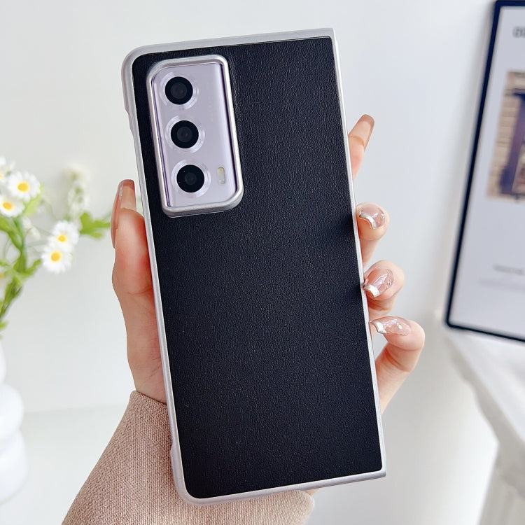 For Honor Magic Vs2 Morandi Pearlescent Paint Shockproof Phone Case(Black)