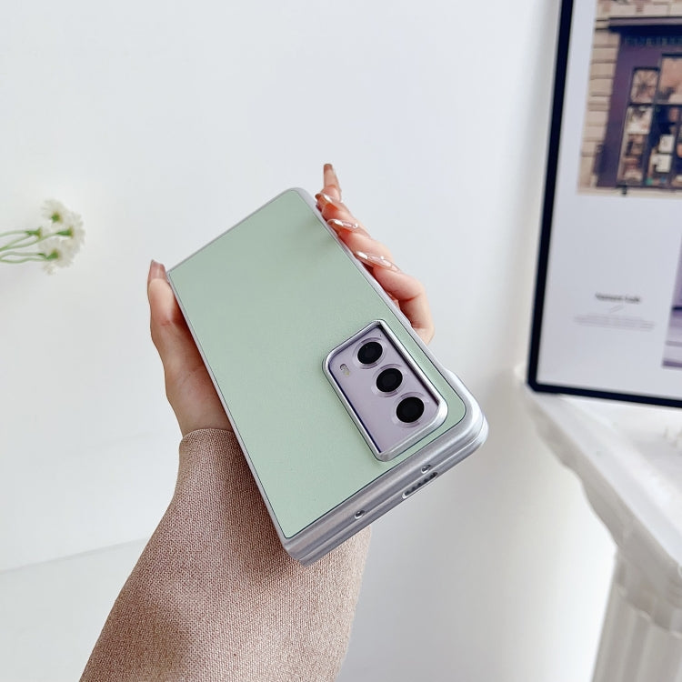 For Honor Magic Vs2 Morandi Pearlescent Paint Shockproof Phone Case(Green)