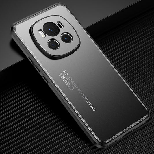 For Honor Magic6 Pro Frosted Metal Phone Case(Black)