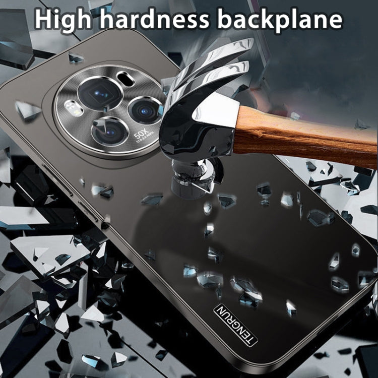 For Honor Magic6 Streamer Series Micro Frosted Metal Paint PC Phone Case(Black)