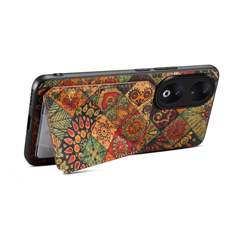 For Honor 90 Dual Card Slot Holder Phone Case(Autumn Yellow)