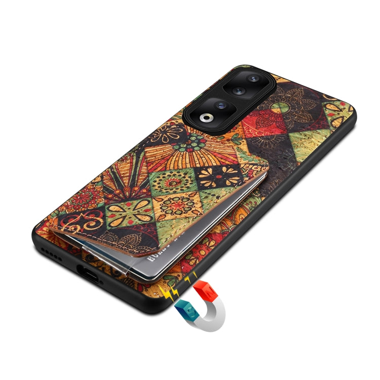 For Honor 90 Pro Dual Card Slot Holder Phone Case(Autumn Yellow)