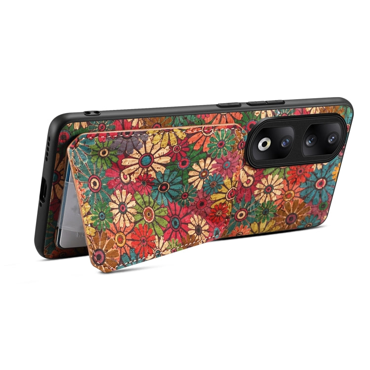 For Honor 90 Pro Dual Card Slot Holder Phone Case(Spring Green)