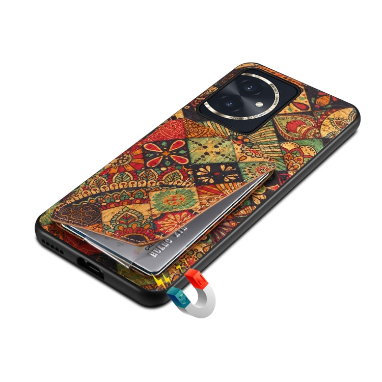 For Honor 100 Dual Card Slot Holder Phone Case(Autumn Yellow)