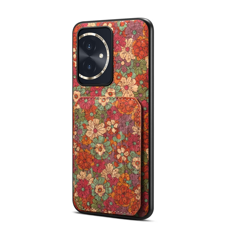 For Honor 100 Dual Card Slot Holder Phone Case(Summer Red)
