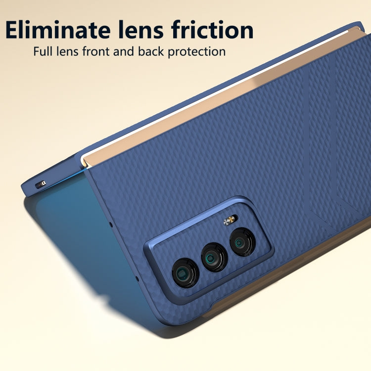 For Honor Magic Vs2 PC Frosted Texture Diamond Paint Shockproof Phone Case(Dark Blue)