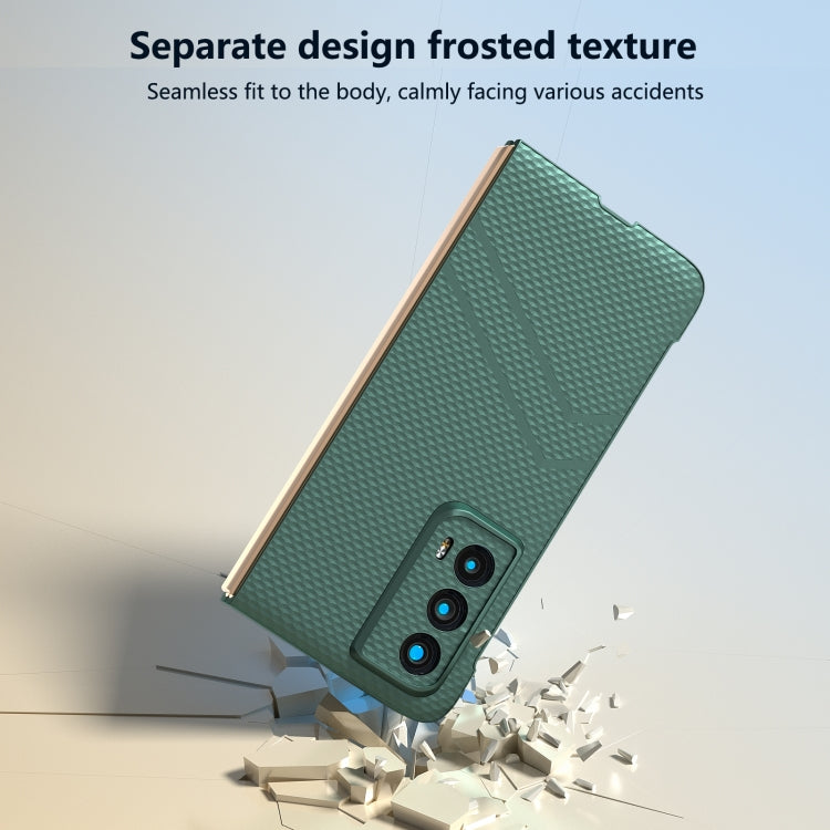 For Honor Magic Vs2 PC Frosted Texture Diamond Paint Shockproof Phone Case(Dark Green)