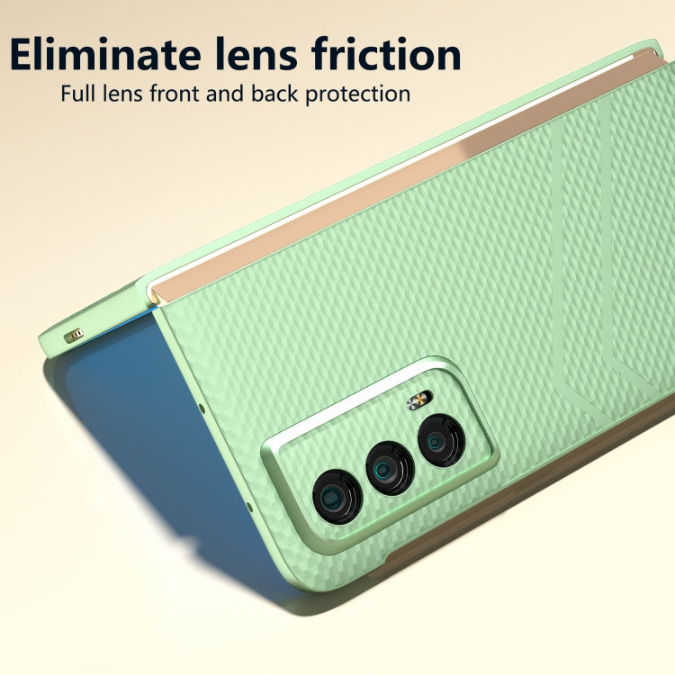 For Honor Magic Vs2 PC Frosted Texture Diamond Paint Shockproof Phone Case(Light Green)