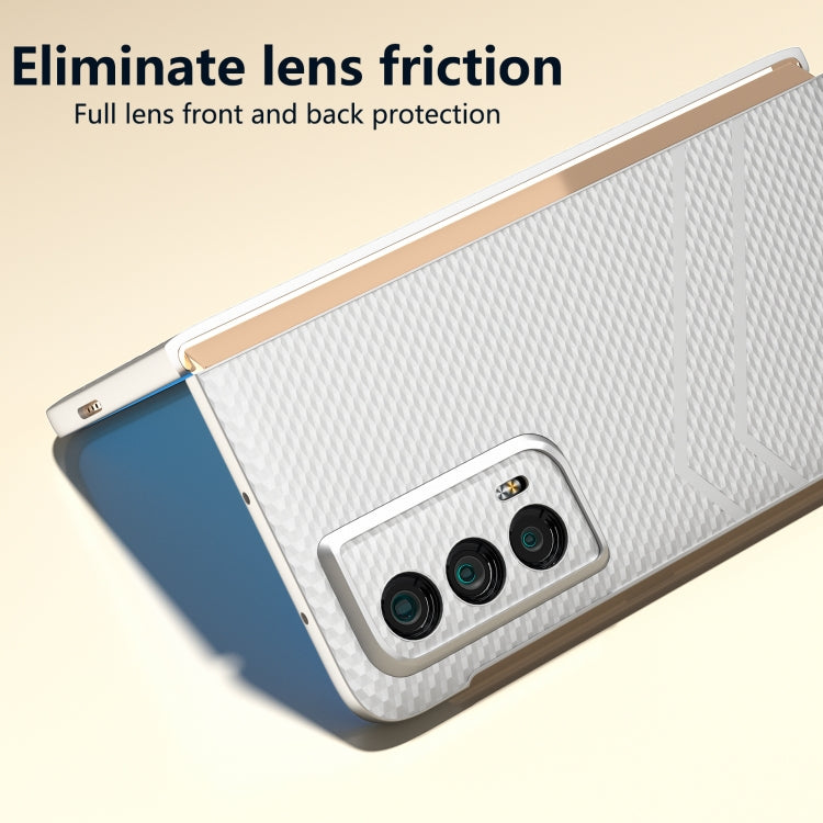 For Honor Magic Vs2 PC Frosted Texture Diamond Paint Shockproof Phone Case(Silver)