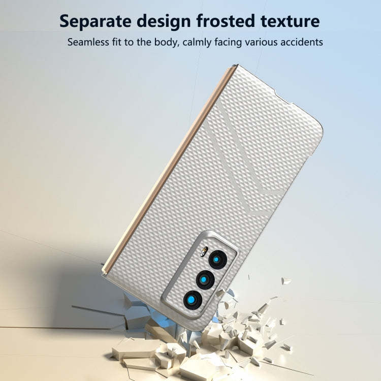 For Honor Magic Vs2 PC Frosted Texture Diamond Paint Shockproof Phone Case(Silver)