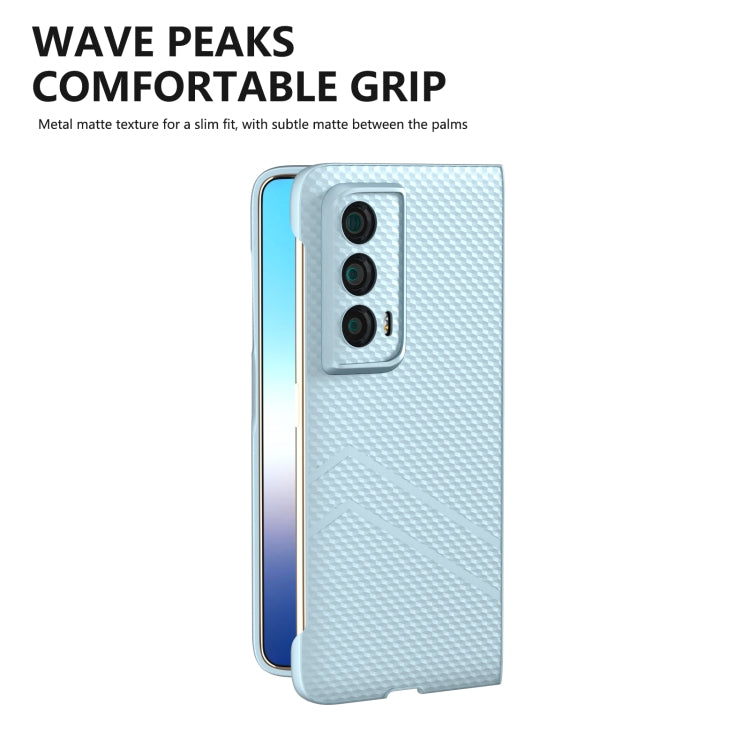 For Honor Magic Vs2 PC Frosted Texture Diamond Paint Shockproof Phone Case(Ice Blue)