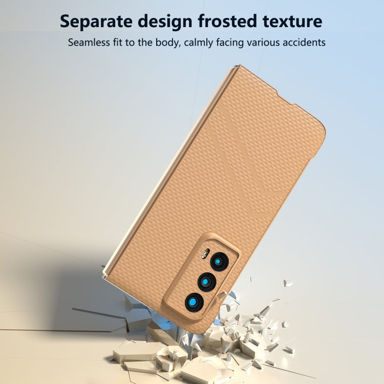 For Honor Magic Vs2 PC Frosted Texture Diamond Paint Shockproof Phone Case(Brown)