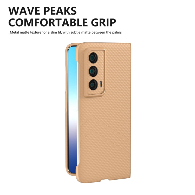 For Honor Magic Vs2 PC Frosted Texture Diamond Paint Shockproof Phone Case(Brown)