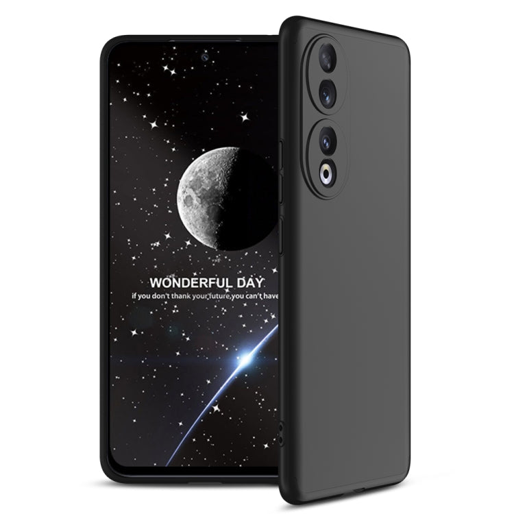 For Honor 90 5G GKK Three Stage Splicing Full Coverage PC Phone Case(Black)