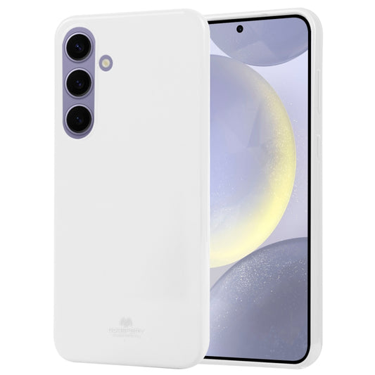 For Samsung Galaxy S24 5G GOOSPERY PEARL JELLY Shockproof TPU Phone Case(White)