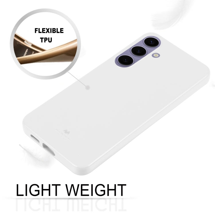 For Samsung Galaxy S24 5G GOOSPERY PEARL JELLY Shockproof TPU Phone Case(White)