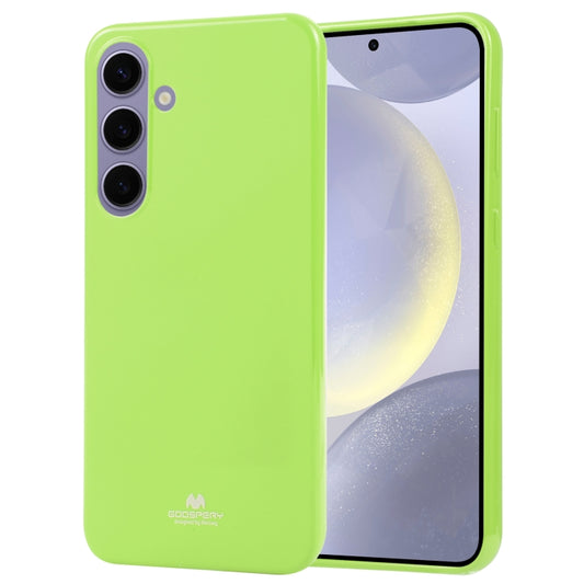 For Samsung Galaxy S24 5G GOOSPERY PEARL JELLY Shockproof TPU Phone Case(Fluorescent Green)