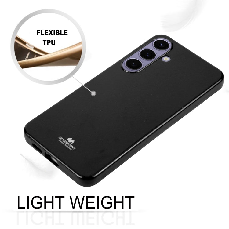 For Samsung Galaxy S24 5G GOOSPERY PEARL JELLY Shockproof TPU Phone Case(Black)