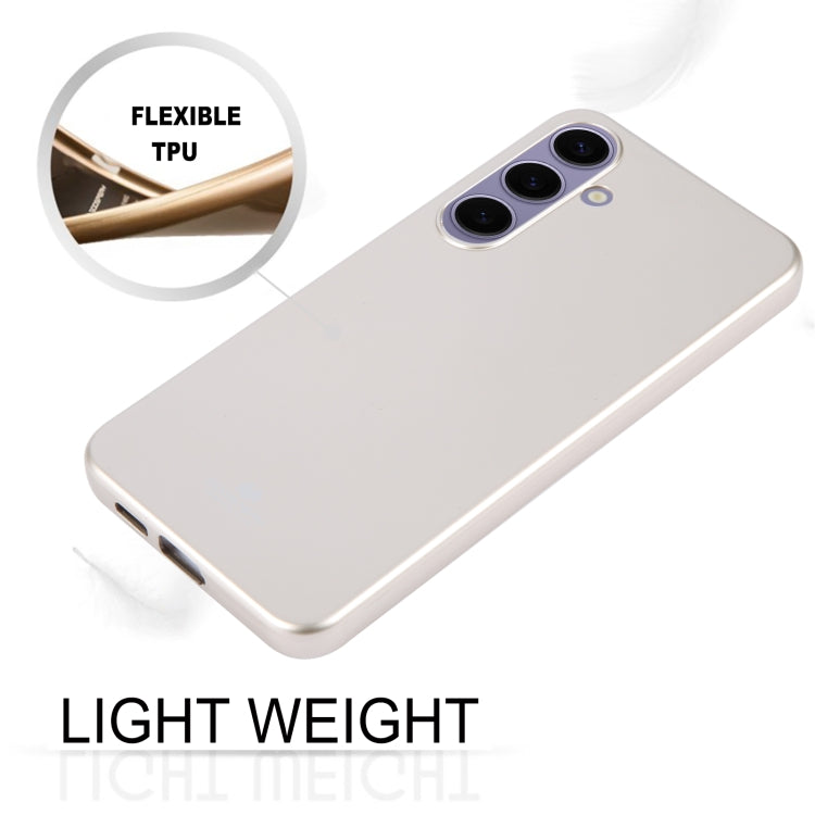 For Samsung Galaxy S24 5G GOOSPERY PEARL JELLY Shockproof TPU Phone Case(Gold)