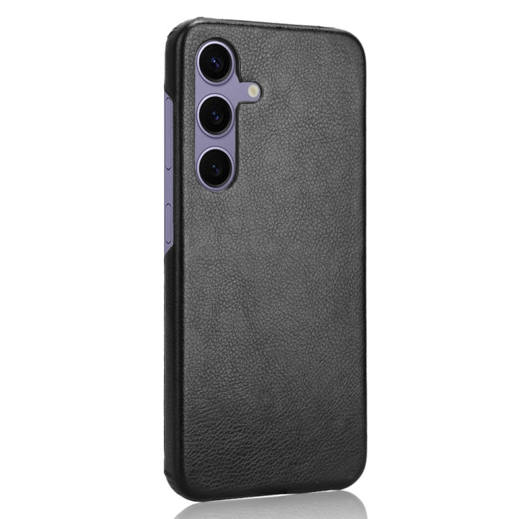 For Samsung Galaxy S24 5G Litchi Texture Back Cover Phone Case(Black)