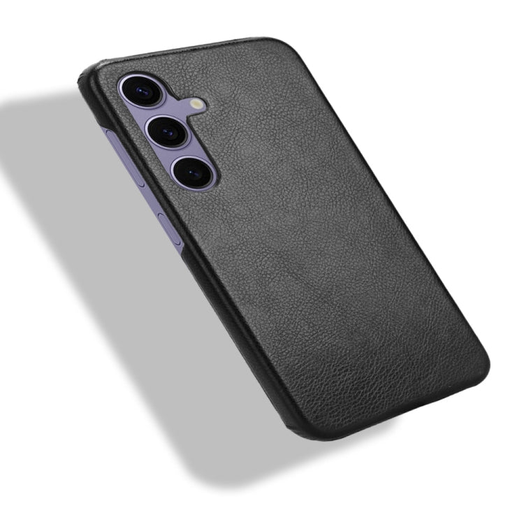 For Samsung Galaxy S24 5G Litchi Texture Back Cover Phone Case(Black)