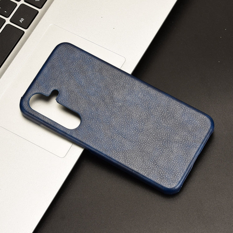 For Samsung Galaxy S24 5G Litchi Texture Back Cover Phone Case(Blue)