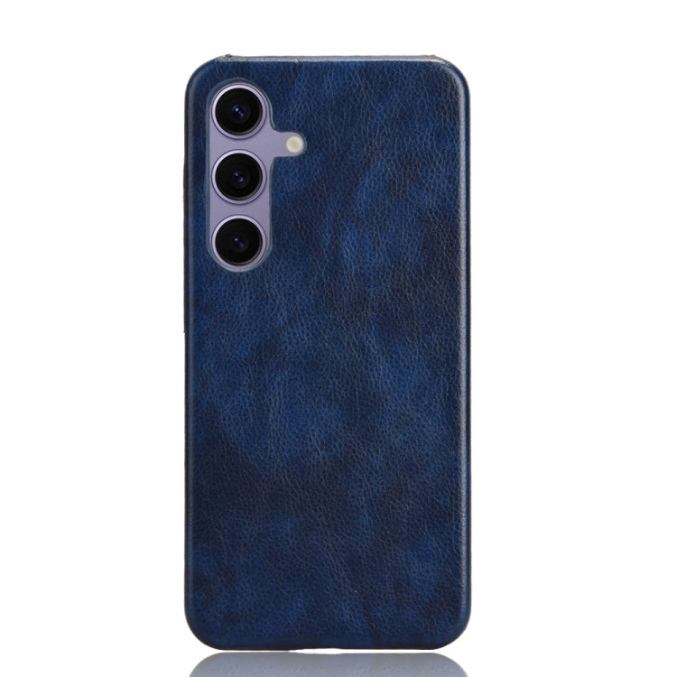 For Samsung Galaxy S24 5G Litchi Texture Back Cover Phone Case(Blue)