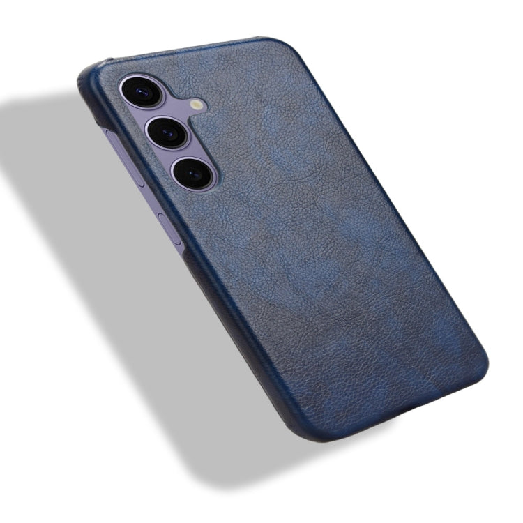 For Samsung Galaxy S24 5G Litchi Texture Back Cover Phone Case(Blue)