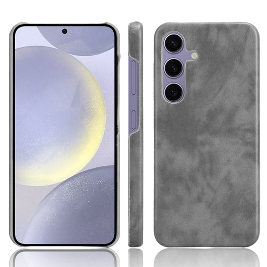 For Samsung Galaxy S24 5G Litchi Texture Back Cover Phone Case(Grey)