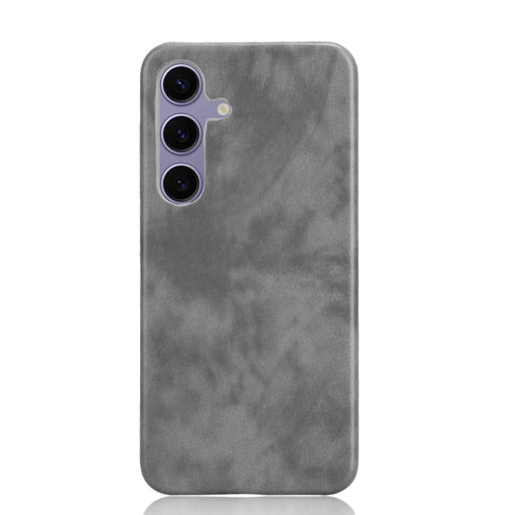 For Samsung Galaxy S24 5G Litchi Texture Back Cover Phone Case(Grey)