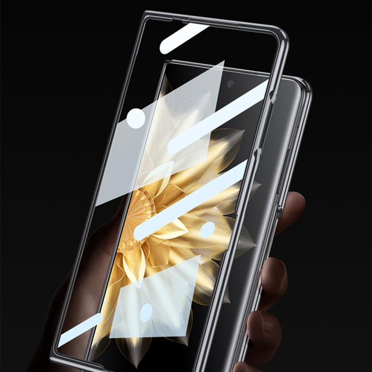 For Honor Magic V2 GKK Integrated AG Craft Folding Phantom Full Coverage Phone Case(Black)