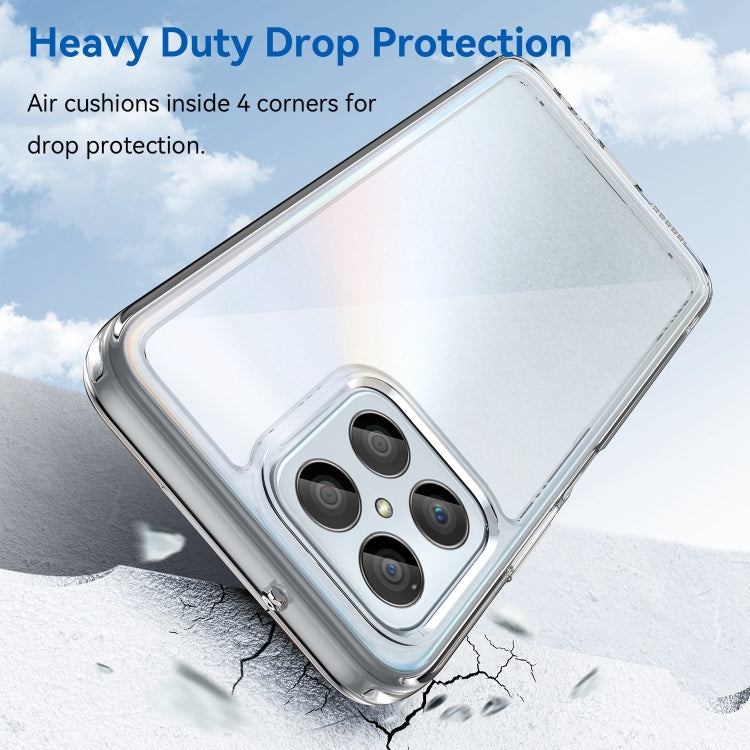 For Honor Play 30 Colorful Series Acrylic Hybrid TPU Phone Case(Transparent)