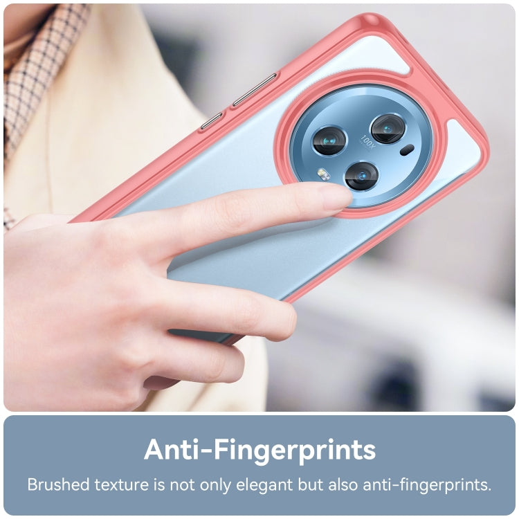 For Honor Magic5 Pro Colorful Series Acrylic Hybrid TPU Phone Case(Red)