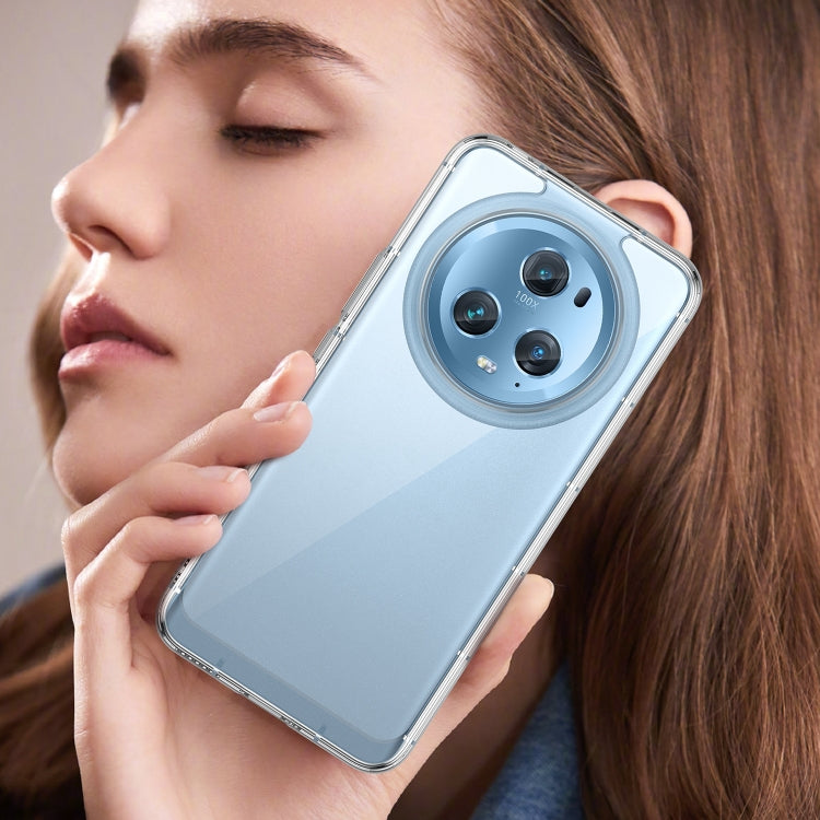 For Honor Magic5 Pro Colorful Series Acrylic Hybrid TPU Phone Case(Transparent)