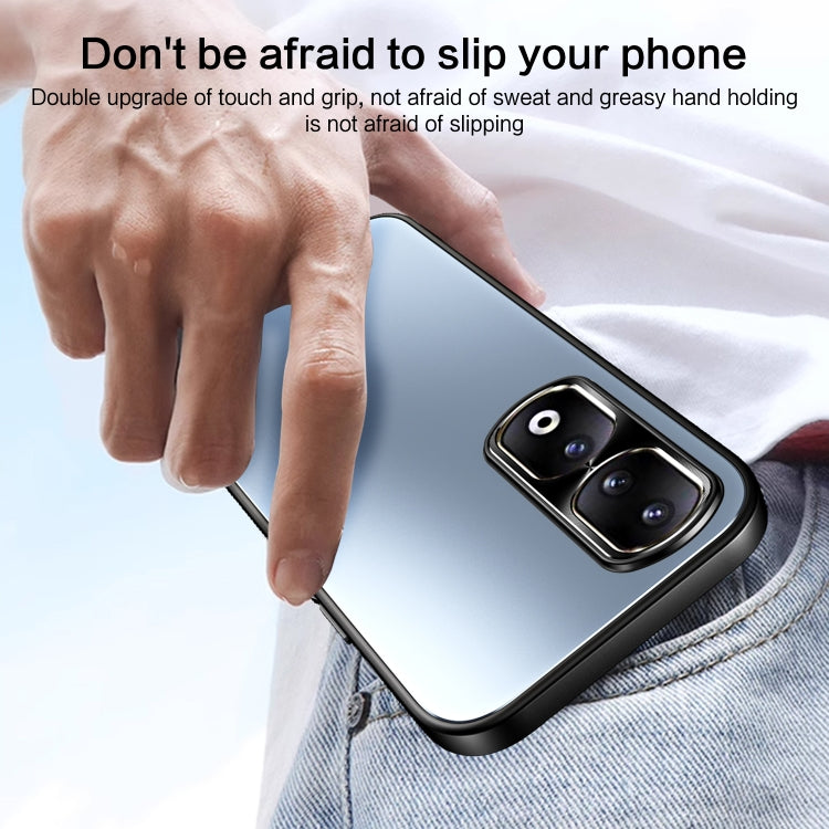 For Honor 90 Pro R-JUST RJ-61 Electroplating Frosted TPU + PC Phone Case(Grey)