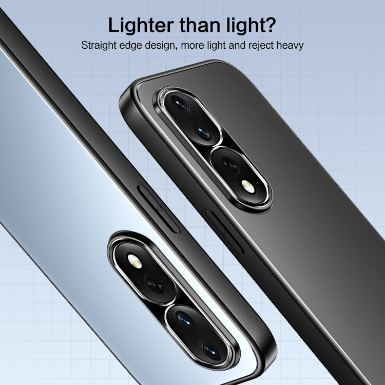 For Honor 80 Pro R-JUST RJ-61 Electroplating Frosted TPU + PC Phone Case(Silver)