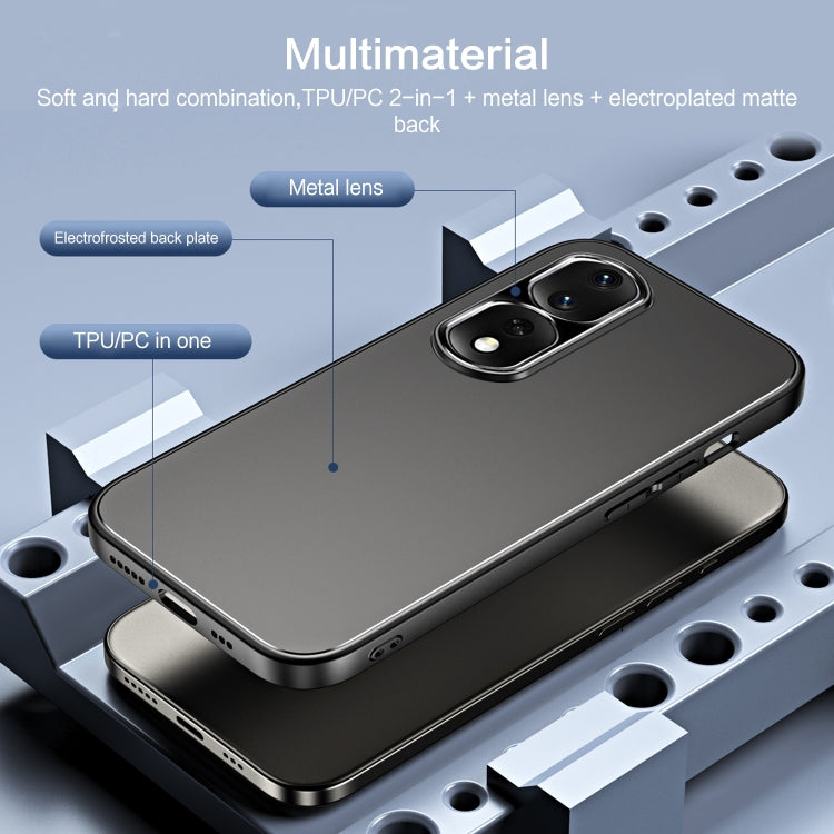 For Honor 80 Pro R-JUST RJ-61 Electroplating Frosted TPU + PC Phone Case(Pink)