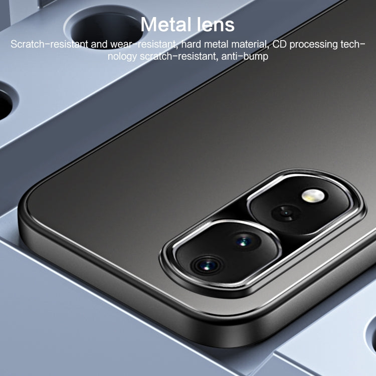 For Honor 80 R-JUST RJ-61 Electroplating Frosted TPU + PC Phone Case(Pink)