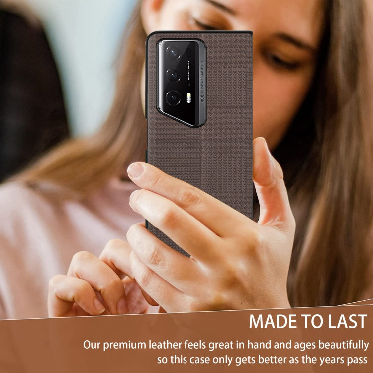 For Honor Magic V2 RSR Porsche Design ViLi TH Series Shockproof Phone Case(Brown)