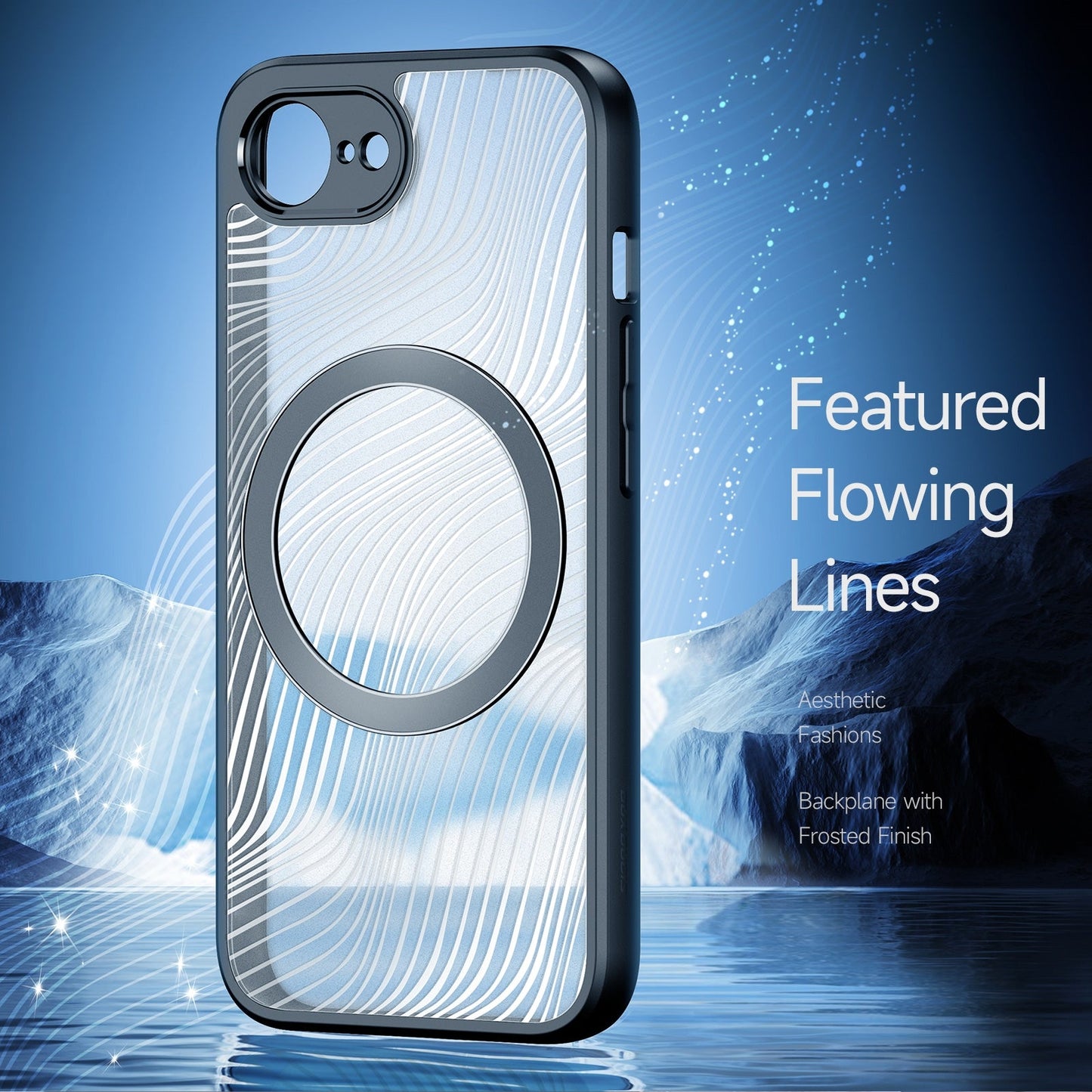 For iPhone 16e DUX DUCIS Aimo Mag Series TPU + PC MagSafe Frosted Feel Phone Case(Black)
