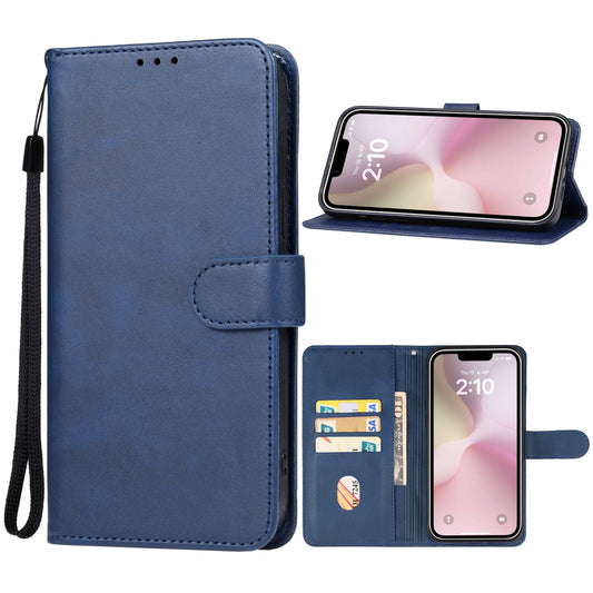 For iPhone 16e Leather Phone Case(Blue)